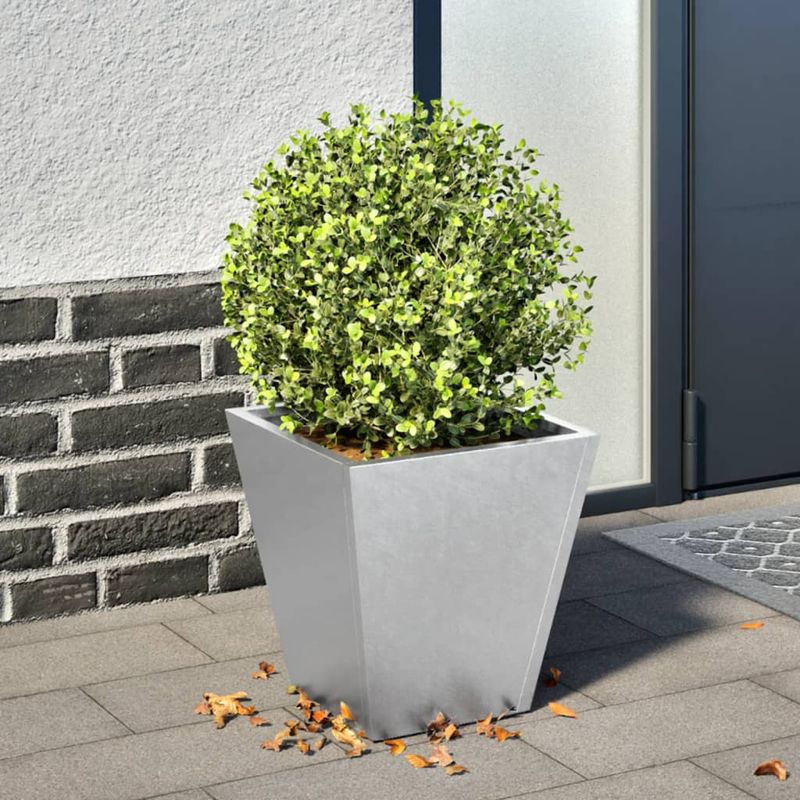 Casa si Gradina - Gradinarit si plante - Plante si ghivece - Ghivece si suporturi - Jardiniera de gradina, 30x30x30 cm, otel galvanizat - Infinity.ro