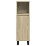 Casa si Gradina - Mobilier - Mobilier baie - Comode baie - Dulap de baie, stejar sonoma, 30x30x100 cm, lemn prelucrat - Infinity.ro