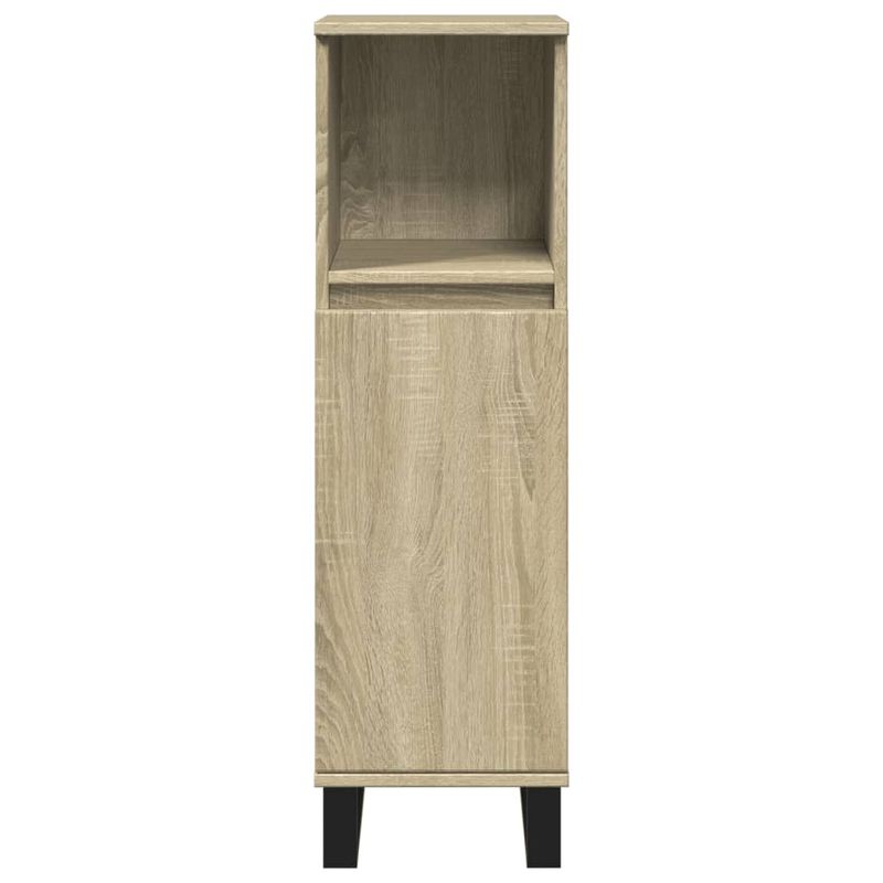 Casa si Gradina - Mobilier - Mobilier baie - Comode baie - Dulap de baie, stejar sonoma, 30x30x100 cm, lemn prelucrat - Infinity.ro