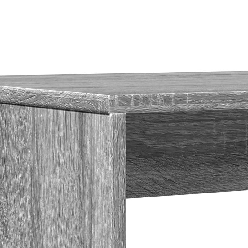 Casa si Gradina - Mobilier - Seturi de mobilier - Seturi mese si scaune - Set masa si banci bucatarie 3 piese, gri sonoma, lemn prelucrat - Infinity.ro