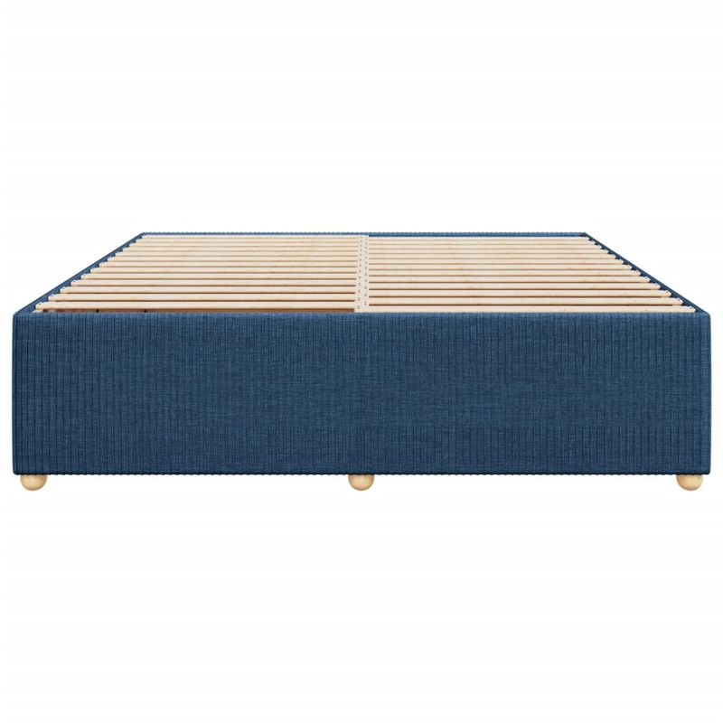Casa si Gradina - Mobilier - Paturi si accesorii - Paturi - Cadru de pat fara saltea, albastru, 180x200 cm, textil - Infinity.ro