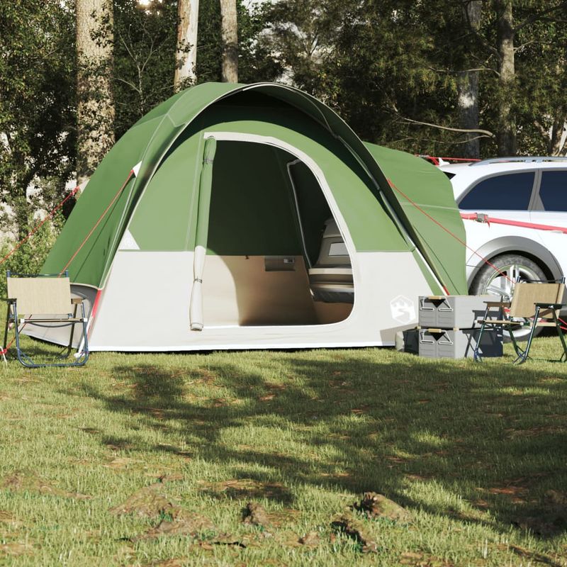 Sport si Outdoor - Camping - Corturi camping - Cort auto pentru 4 persoane, verde, impermeabil - Infinity.ro