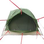 Sport si Outdoor - Camping - Corturi camping - Cort auto pentru 4 persoane, verde, impermeabil - Infinity.ro