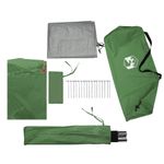 Sport si Outdoor - Camping - Corturi camping - Cort auto pentru 4 persoane, verde, impermeabil - Infinity.ro