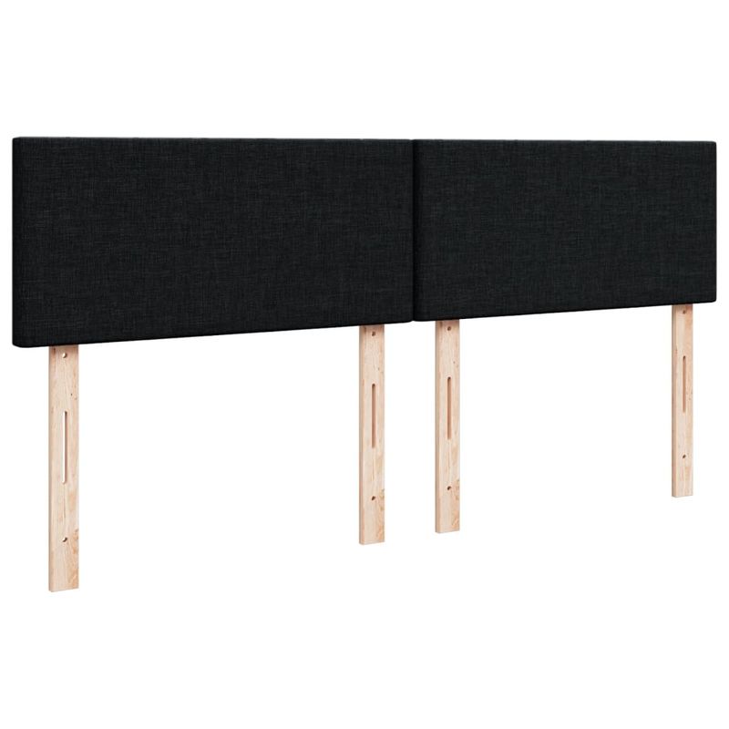 Casa si Gradina - Mobilier - Paturi si accesorii - Paturi - Pat box spring cu saltea, negru, 180x200 cm, catifea - Infinity.ro