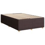 Casa si Gradina - Mobilier - Paturi si accesorii - Paturi - Pat box spring cu saltea, maro inchis, 120x200 cm, textil - Infinity.ro