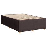 Casa si Gradina - Mobilier - Paturi si accesorii - Paturi - Pat box spring cu saltea, maro inchis, 120x190 cm, textil - Infinity.ro