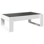 Casa si Gradina - Mobilier - Mese si birouri - Masute de cafea - Masuta de cafea cu LED infinity, alb, 90x53x30 cm - Infinity.ro
