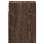 Casa si Gradina - Mobilier - Comode si corpuri - Comode - Comoda TV de perete cu lumini LED, stejar maro, 41x31x45 cm - Infinity.ro