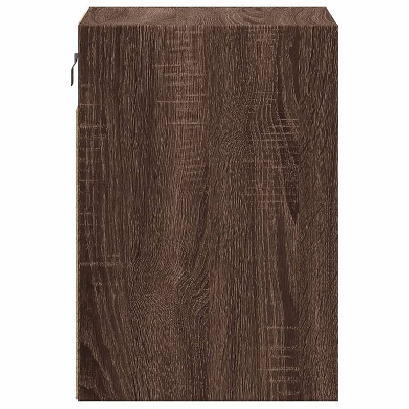 Casa si Gradina - Mobilier - Comode si corpuri - Comode - Comoda TV de perete cu lumini LED, stejar maro, 41x31x45 cm - Infinity.ro