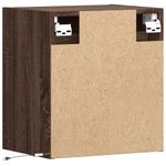 Casa si Gradina - Mobilier - Comode si corpuri - Comode - Comoda TV de perete cu lumini LED, stejar maro, 41x31x45 cm - Infinity.ro