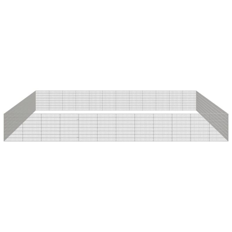 Petshop - Accesorii petshop - Culcusuri si custi - Custi interior si exterior - Adapost pentru animale cu 48 panouri, 54x80 cm, fier galvanizat - Infinity.ro