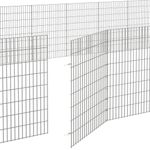 Petshop - Accesorii petshop - Culcusuri si custi - Custi interior si exterior - Adapost pentru animale cu 48 panouri, 54x80 cm, fier galvanizat - Infinity.ro