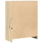 Casa si Gradina - Mobilier - Comode si corpuri - Comode - Dulap cu LED, stejar sonoma, 77x34x100 cm, lemn prelucrat - Infinity.ro