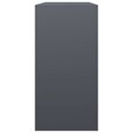 Casa si Gradina - Termice - Sobe, Seminee si accesorii - Accesorii seminee si sobe - Rastel pentru lemne de foc, antracit, 100x40x80 cm, otel - Infinity.ro