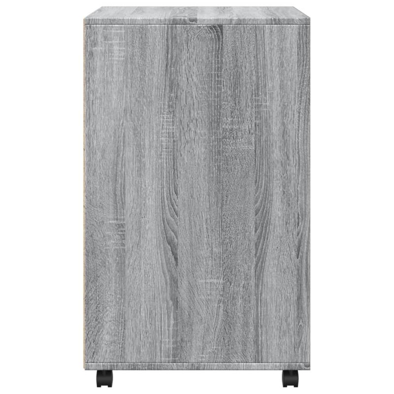 Casa si Gradina - Mobilier - Dulapuri si sifoniere - Dulapuri - Dulap cu roti, gri sonoma, 60x48x81 cm, lemn compozit - Infinity.ro