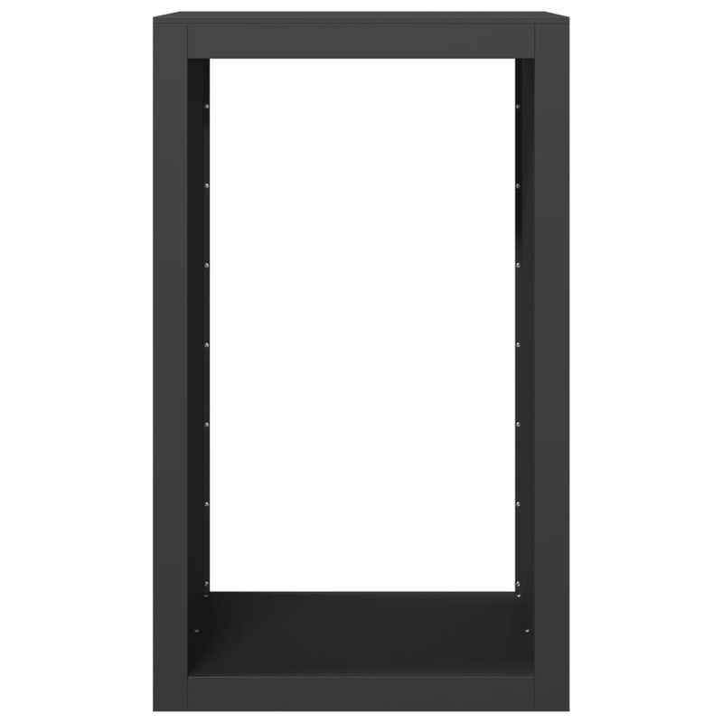 Casa si Gradina - Termice - Sobe, Seminee si accesorii - Accesorii seminee si sobe - Rastel pentru lemne de foc, negru, 60x40x100 cm, otel - Infinity.ro