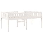 Casa si Gradina - Mobilier - Paturi si accesorii - Paturi - Pat pentru copii fara saltea, alb, 90x190 cm, lemn masiv de pin - Infinity.ro