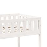 Casa si Gradina - Mobilier - Paturi si accesorii - Paturi - Pat pentru copii fara saltea, alb, 90x190 cm, lemn masiv de pin - Infinity.ro