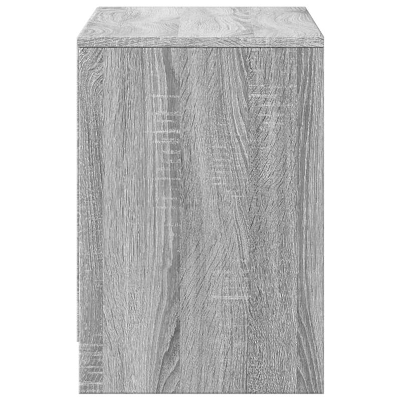 Casa si Gradina - Mobilier - Comode si corpuri - Comode - Dulap TV cu LED, gri sonoma, 100x34x50 cm, lemn prelucrat - Infinity.ro