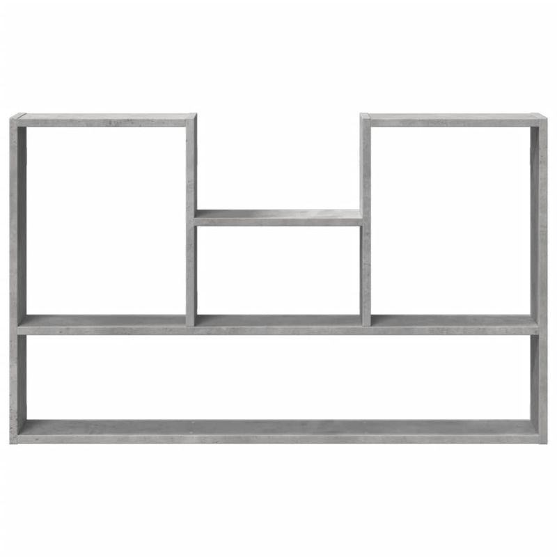 Casa si Gradina - Mobilier - Biblioteci si rafturi - Rafturi - Raft de perete, gri beton, 99x15x60 cm, lemn prelucrat - Infinity.ro