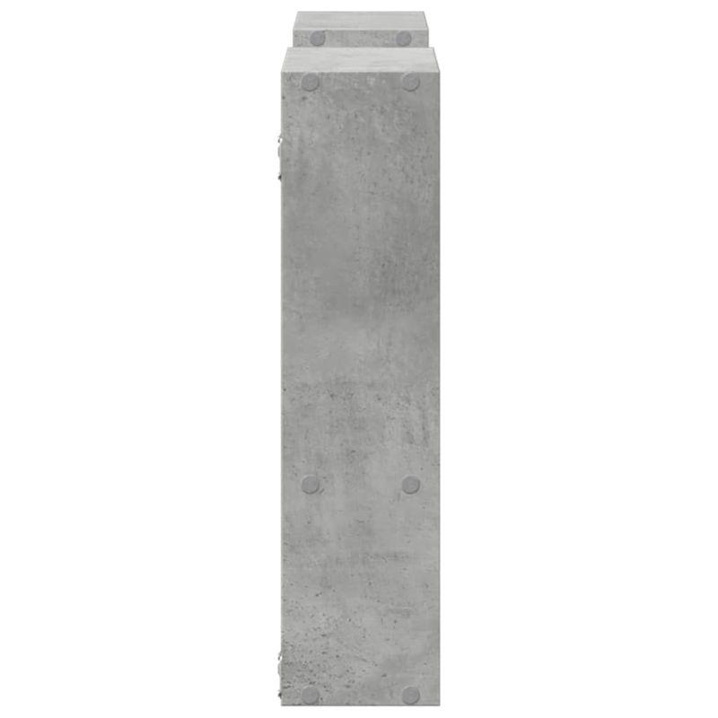 Casa si Gradina - Mobilier - Biblioteci si rafturi - Rafturi - Raft de perete, gri beton, 99x15x60 cm, lemn prelucrat - Infinity.ro