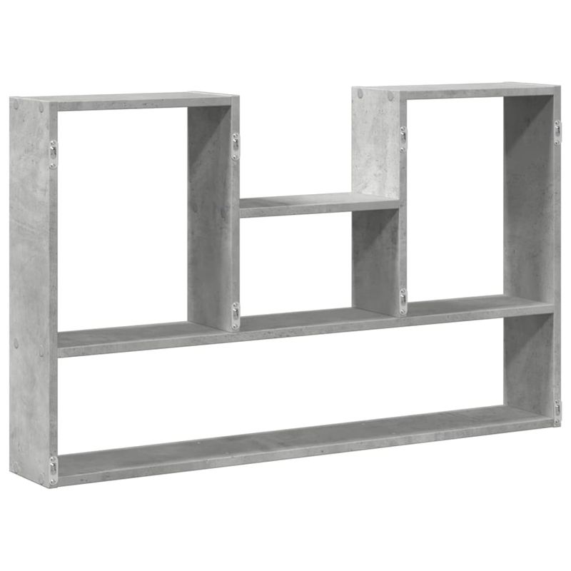 Casa si Gradina - Mobilier - Biblioteci si rafturi - Rafturi - Raft de perete, gri beton, 99x15x60 cm, lemn prelucrat - Infinity.ro