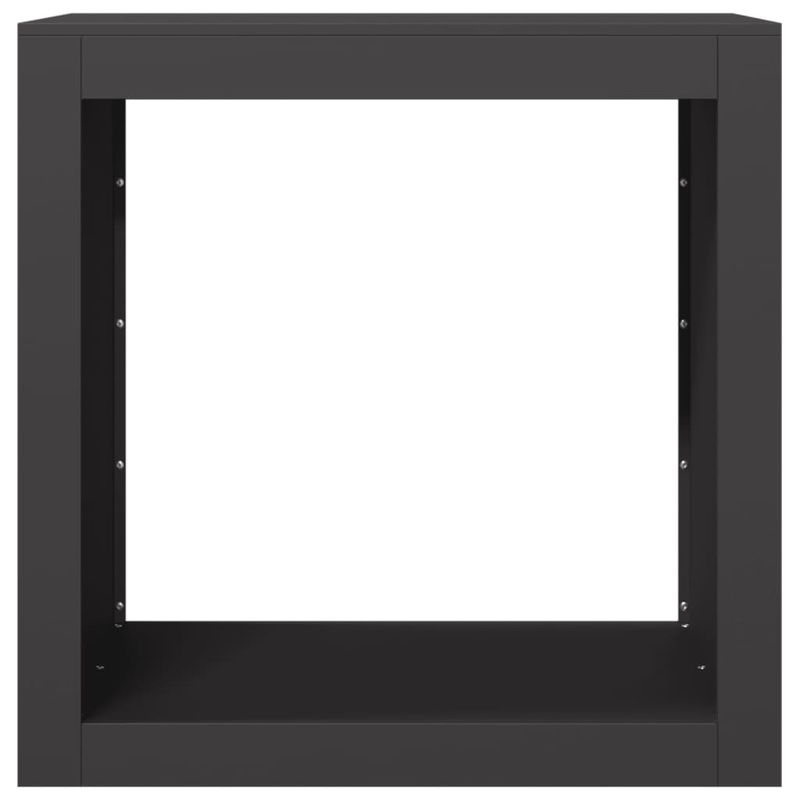 Casa si Gradina - Termice - Sobe, Seminee si accesorii - Accesorii seminee si sobe - Rastel pentru lemne de foc, negru, 60x40x60 cm, otel - Infinity.ro