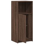 Casa si Gradina - Mobilier - Comode si corpuri - Comode - Dulap cu LED, stejar maro, 42,5x34x100 cm, lemn prelucrat - Infinity.ro