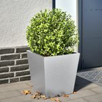Casa si Gradina - Gradinarit si plante - Plante si ghivece - Ghivece si suporturi - Jardiniera de gradina, 40x40x40 cm, otel galvanizat - Infinity.ro