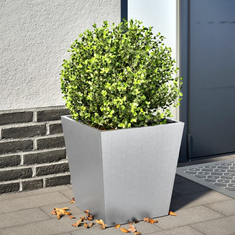 Casa si Gradina - Gradinarit si plante - Plante si ghivece - Ghivece si suporturi - Jardiniera de gradina, 40x40x40 cm, otel galvanizat - Infinity.ro