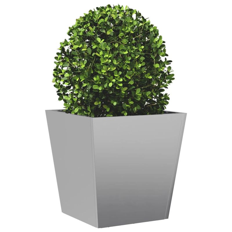 Casa si Gradina - Gradinarit si plante - Plante si ghivece - Ghivece si suporturi - Jardiniera de gradina, 40x40x40 cm, otel galvanizat - Infinity.ro