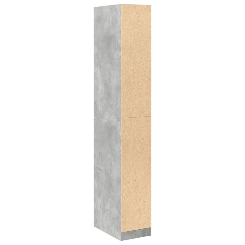 Casa si Gradina - Mobilier - Dulapuri si sifoniere - Sifoniere - Sifonier, gri beton, 30x50x200 cm, lemn prelucrat, cantitate 2 sertare - Infinity.ro