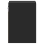 Casa si Gradina - Mobilier - Comode si corpuri - Comode - Comode TV de perete cu lumini LED, 2 buc., negru, 41x31x45 cm - Infinity.ro