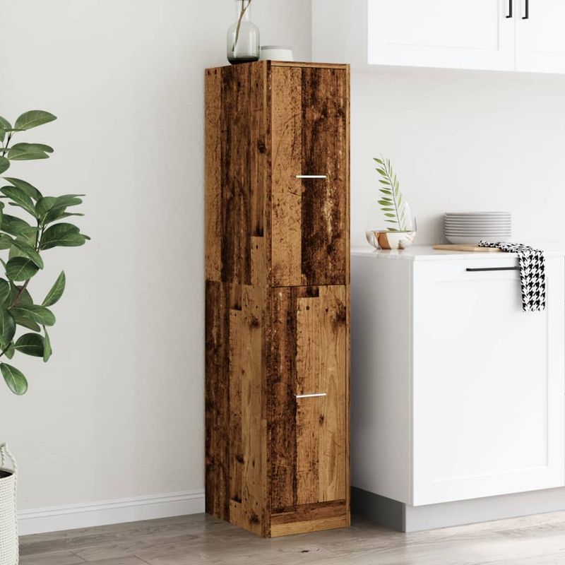 Casa si Gradina - Mobilier - Dulapuri si sifoniere - Dulapuri - Dulap de farmacie, lemn vechi, 30x41x144,5 cm, lemn prelucrat - Infinity.ro