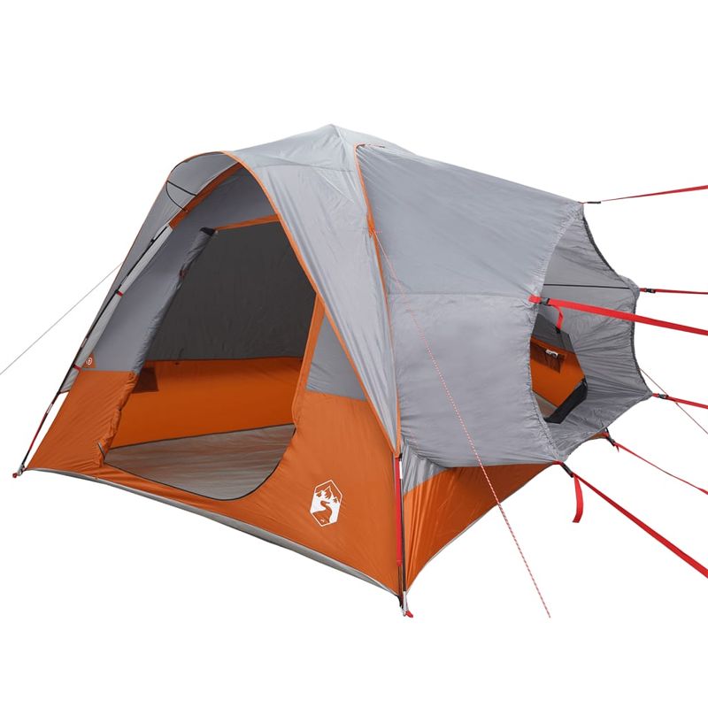 Sport si Outdoor - Camping - Corturi camping - Cort auto pentru 4 persoane, gri/portocaliu, impermeabil - Infinity.ro