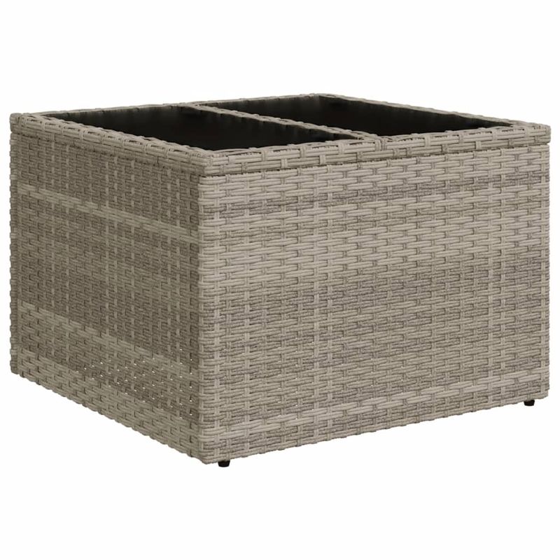 Casa si Gradina - Gradina si terasa - Mobilier exterior - Canapele si fotolii gradina - Set canapele de gradina cu perne, 7piese gri deschis poliratan - Infinity.ro