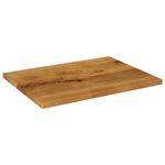 Casa si Gradina - Mobilier - Feronerie si accesorii mobila - Blat masa 80x60x2,5 cm lemn masiv dreptunghiular de mango, lemn de mango (finisaj stejar) - Infinity.ro