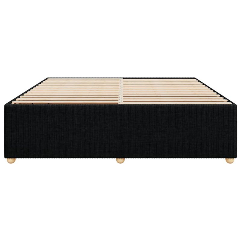 Casa si Gradina - Mobilier - Paturi si accesorii - Paturi - Cadru de pat fara saltea, negru, 180x200 cm, textil - Infinity.ro
