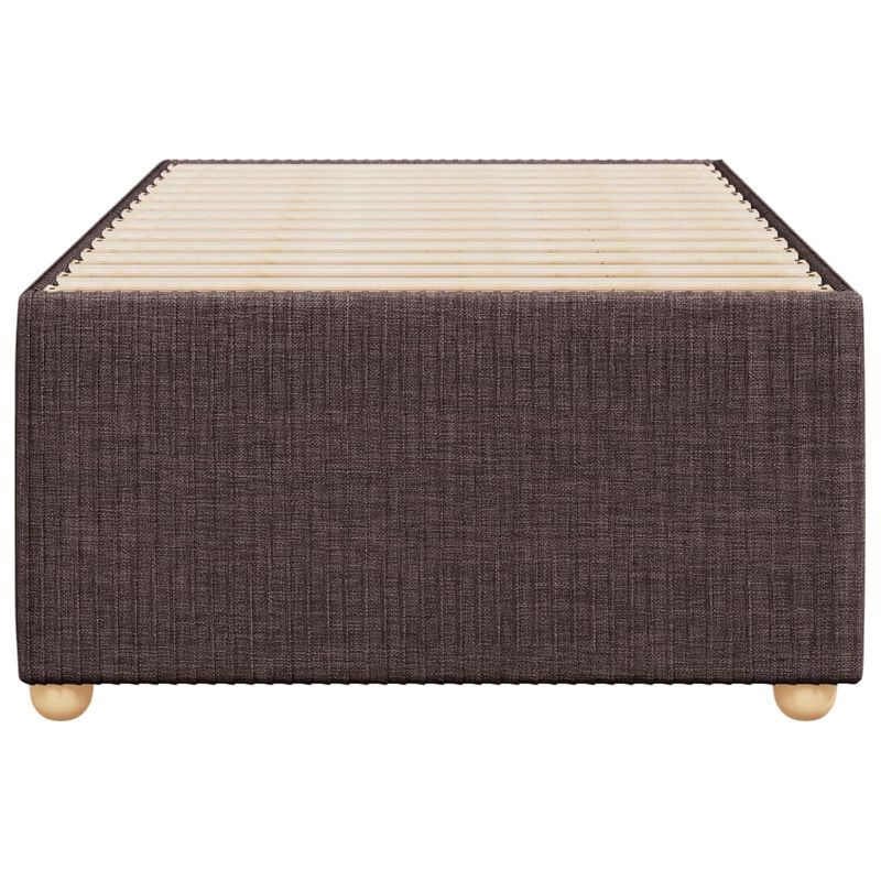Casa si Gradina - Mobilier - Paturi si accesorii - Paturi - Cadru de pat, maro inchis, 80x200 cm, material textil - Infinity.ro