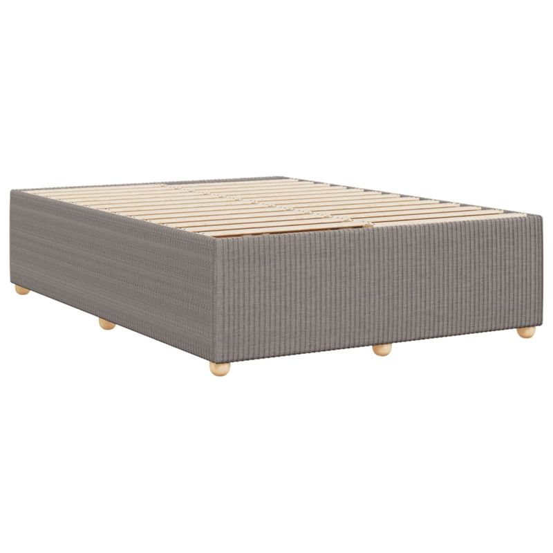 Casa si Gradina - Mobilier - Paturi si accesorii - Paturi - Cadru de pat fara saltea, gri taupe, 160x200 cm, textil - Infinity.ro