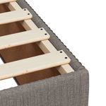 Casa si Gradina - Mobilier - Paturi si accesorii - Paturi - Cadru de pat fara saltea, gri taupe, 160x200 cm, textil - Infinity.ro