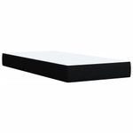 Casa si Gradina - Mobilier - Paturi si accesorii - Paturi - Pat box spring cu saltea, negru, 90x200 cm, textil - Infinity.ro