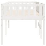 Casa si Gradina - Mobilier - Paturi si accesorii - Paturi - Pat pentru copii fara saltea, alb, 90x200 cm, lemn masiv de pin - Infinity.ro