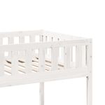 Casa si Gradina - Mobilier - Paturi si accesorii - Paturi - Pat pentru copii fara saltea, alb, 90x200 cm, lemn masiv de pin - Infinity.ro