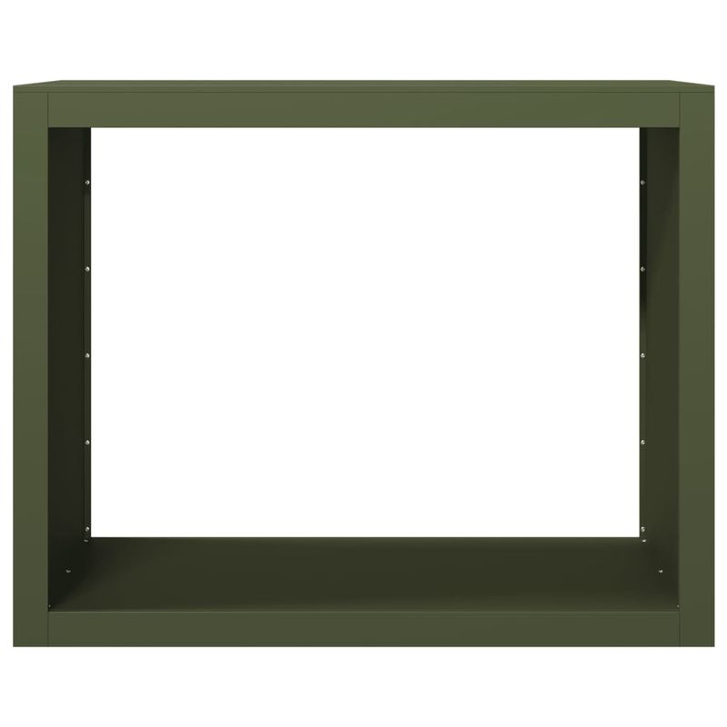 Casa si Gradina - Termice - Sobe, Seminee si accesorii - Accesorii seminee si sobe - Rastel pentru lemne de foc, verde, 100x40x80 cm, otel - Infinity.ro