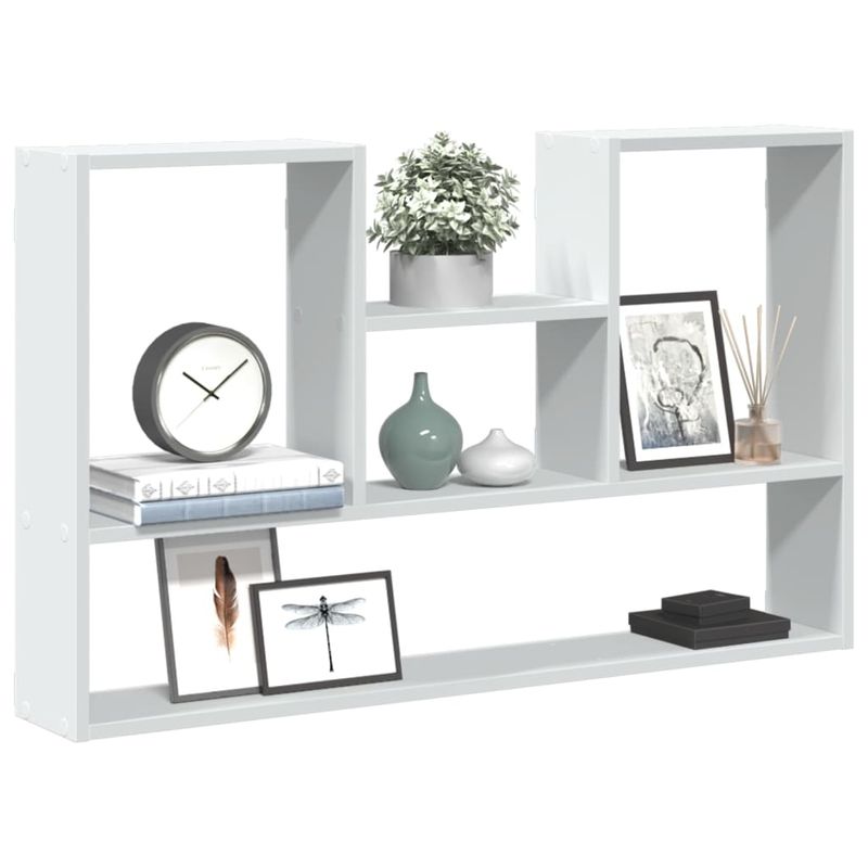 Casa si Gradina - Mobilier - Biblioteci si rafturi - Rafturi - Raft de perete, alb, 99x15x60 cm, lemn prelucrat - Infinity.ro