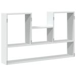 Casa si Gradina - Mobilier - Biblioteci si rafturi - Rafturi - Raft de perete, alb, 99x15x60 cm, lemn prelucrat - Infinity.ro
