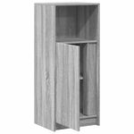 Casa si Gradina - Mobilier - Comode si corpuri - Comode - Dulap cu LED, gri sonoma, 42,5x34x100 cm, lemn prelucrat - Infinity.ro
