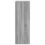 Casa si Gradina - Mobilier - Comode si corpuri - Comode - Dulap cu LED, gri sonoma, 42,5x34x100 cm, lemn prelucrat - Infinity.ro